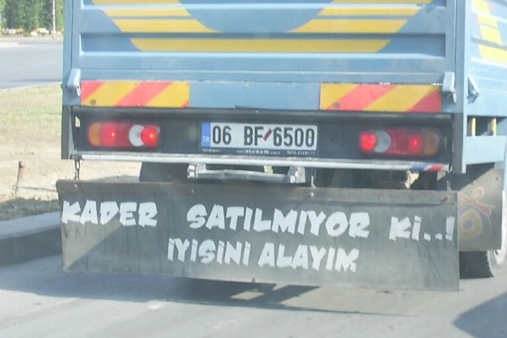 kamyon arkası yazıları