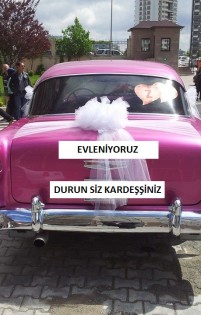 komik, romantik, ilginç, eğlenceli gelin arabası sözleri