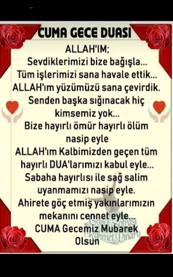 Dualı Perşembe Akşamı Mesajları