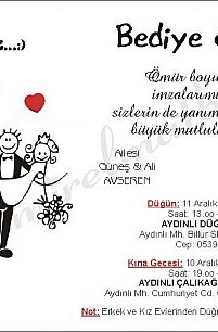 Düğün Davetiye Yazıları ve Sözleri